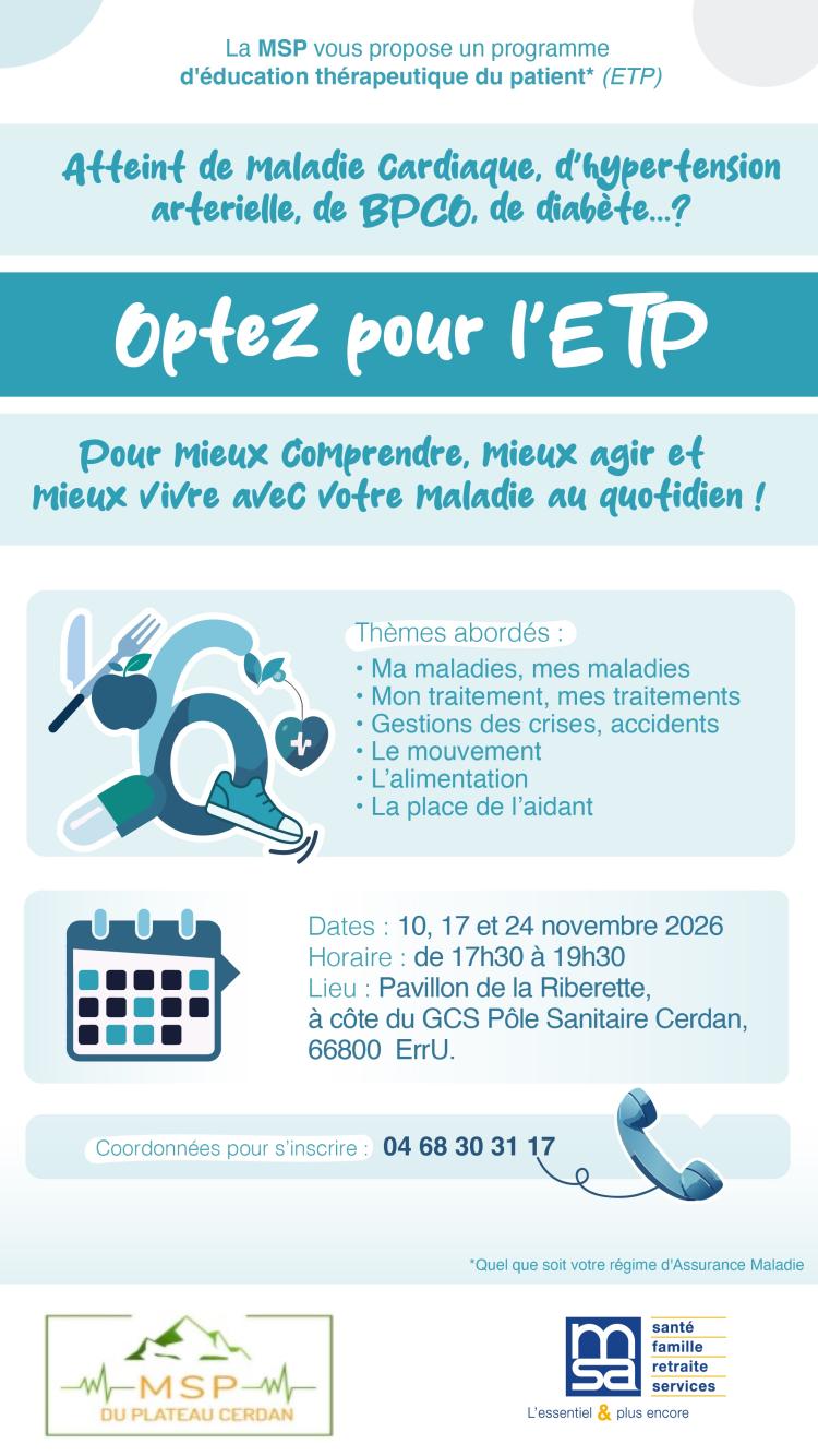 Pour mieux comprendre , mieux agir et mieux vivre avec votre maladie au quotidien 